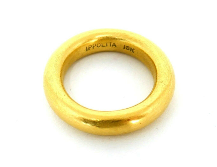 Ippolita Yellow Gold Comfort Fit Wedding Band