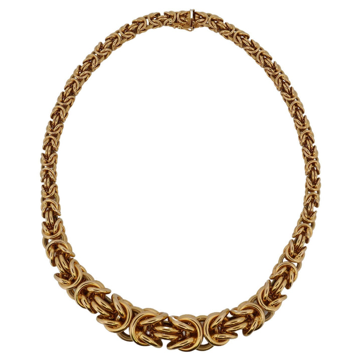 UnoAErre 14k Gold Twisted Necklace