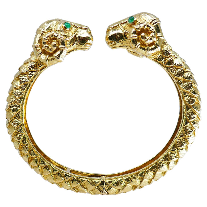 David Webb Aries Ram Gold Bracelet