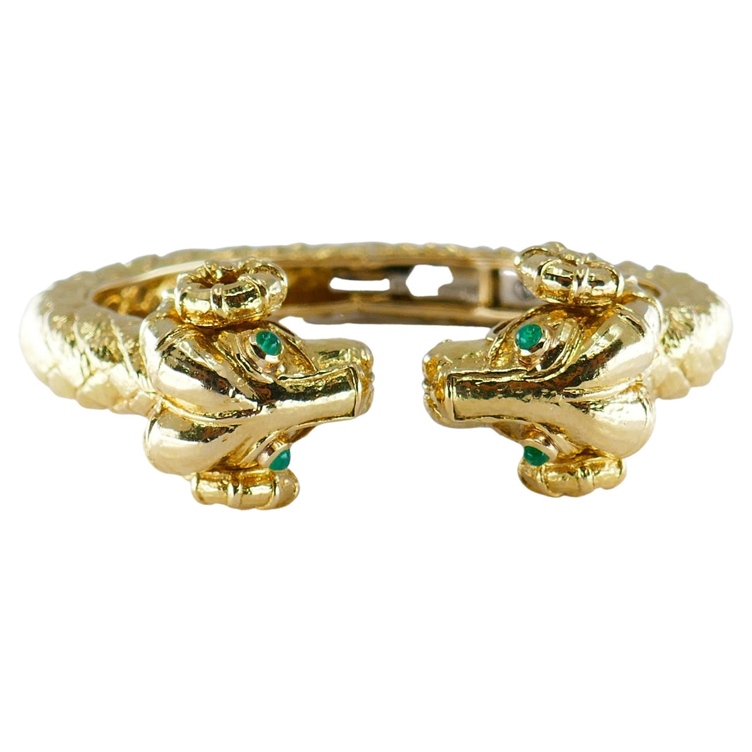 David Webb Aries Ram Gold Bracelet