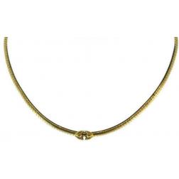Jabel 14K Yellow Gold Necklace with 18K Yellow Gold Sliding Charms