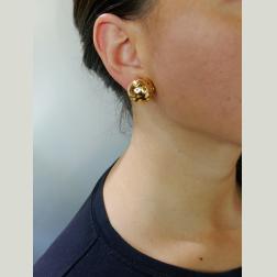 Vintage Bvlgari Yellow Gold Earrings Bulgari Clip-on