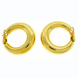 Chaumet Paris Yellow Gold Hoop Earrings