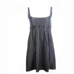 PRADA Black Babydoll Sleeveless Mini Dress Size 42