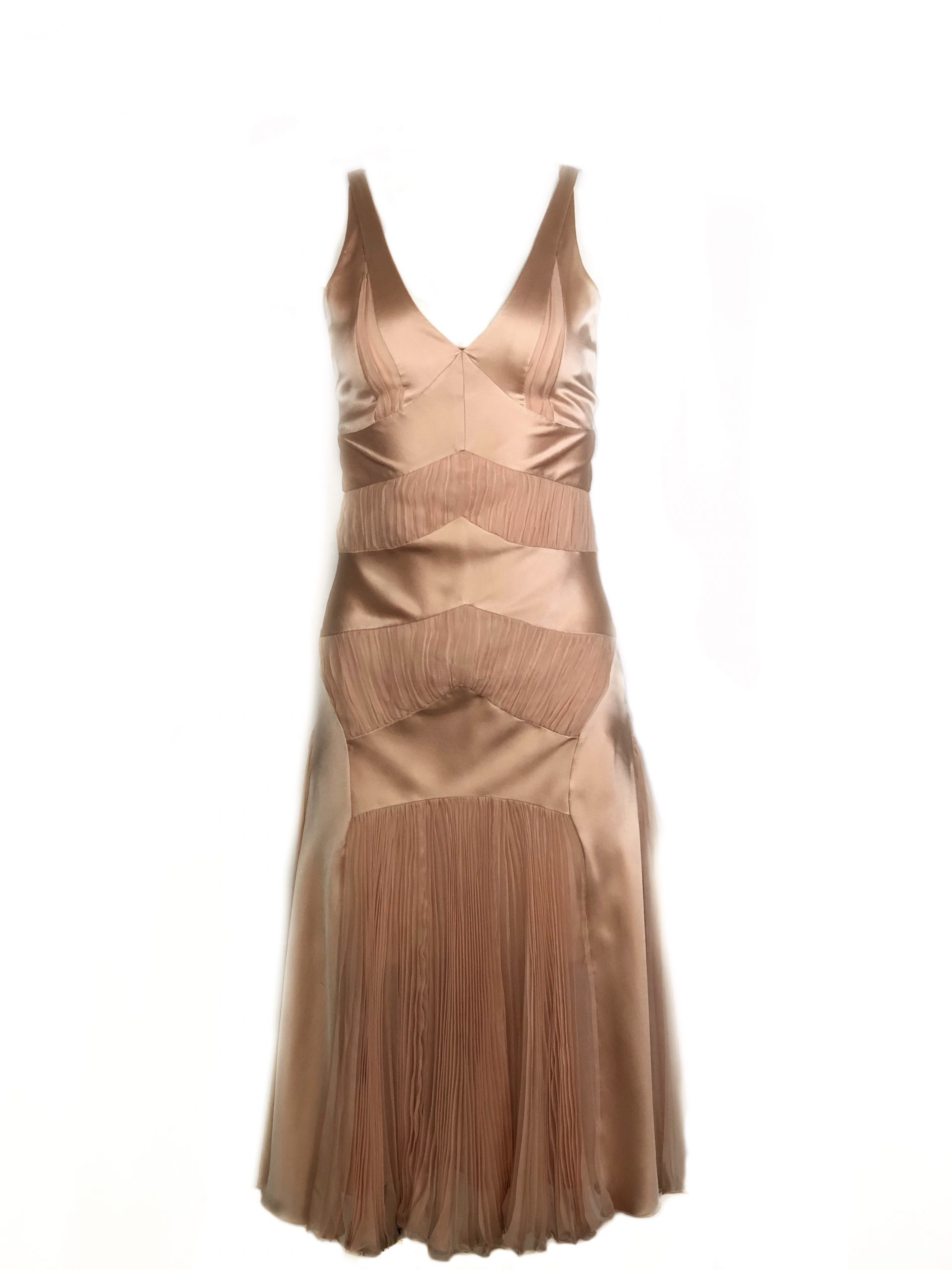 Silk mid-length dress Dior Pink size 38 FR in Silk - 19884389