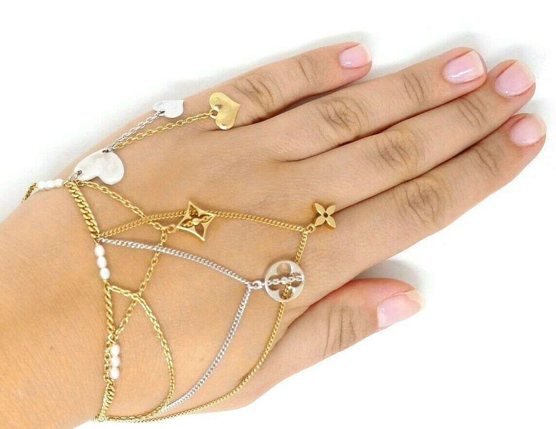 Louis Vuitton Gold Charm Bracelet  Gold charm bracelet, Louis vuitton  jewelry, Gold charm