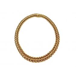French 1970s Yellow Gold Chain Necklace