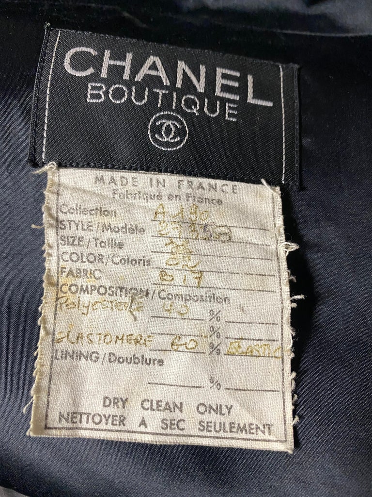 Vintage Chanel Boutique Navy Rain Coat Jacket | Jackets/ Coats | Nadine  Krakov Collection