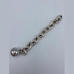 Bottega Veneta Sterling Silver Link Chain Bracelet