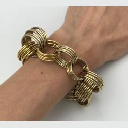 H. Stern Wire Rings 18k Yellow Gold Bracelet