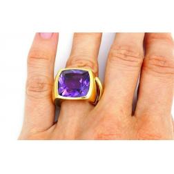 Chaumet Lien Yellow Gold Amethyst Ring