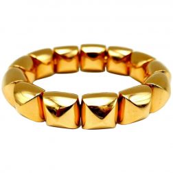 Vhernier Freccia Yellow Gold Bangle Bracelet