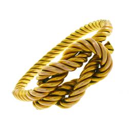 Vintage Rene Boivin 18k Yellow Gold Bangle Bracelet