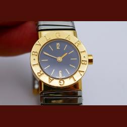 Bulgari Tubogas Stainless Steel Yellow Gold Wristwatch
