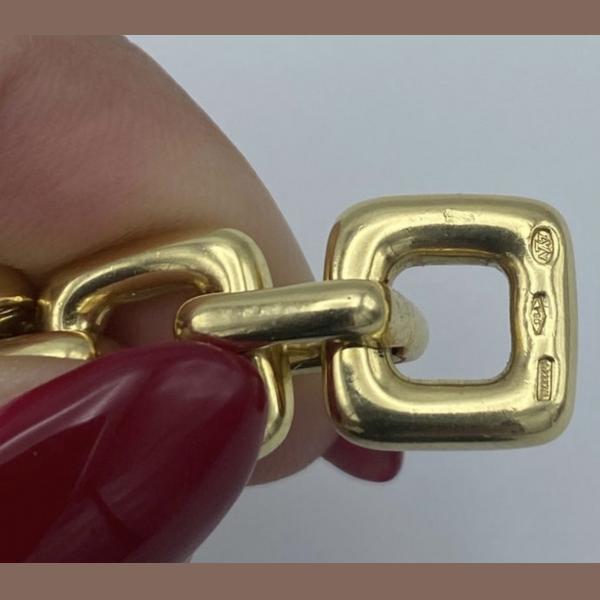 Louis Vuitton Chain Links Bracelet Gold Metal. Size M