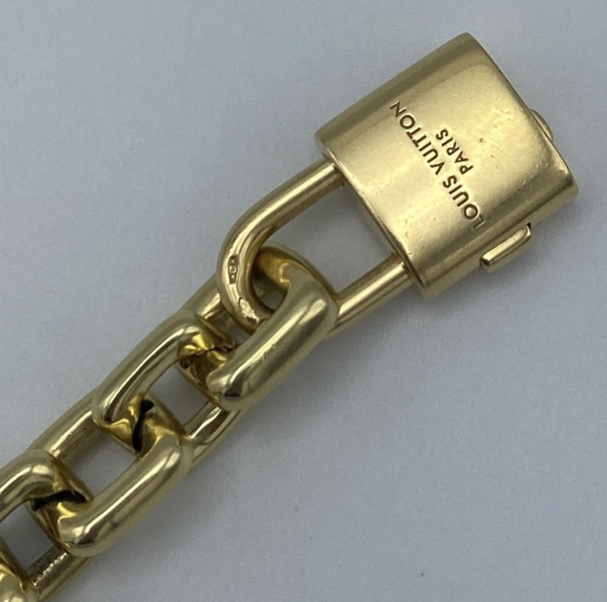 Vintage Louis Vuitton Chunky Heavy Link Bracelet Set in 18k Yellow