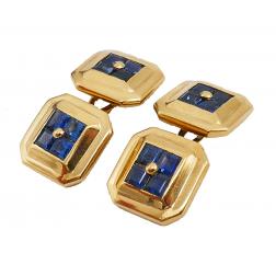 Vintage Cartier Cufflinks 18k Gold French Estate Jewelry