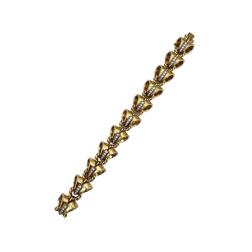 Mellerio dis Meller Gold Diamond Link Bracelet