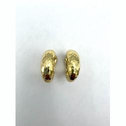 David Webb Gold Hoop Earrings