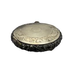 Victorian Gold and Silver Pill Box Locket Pendant