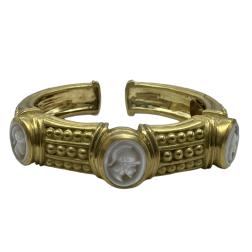 Judith Ripka Gold Cuff Bracelet