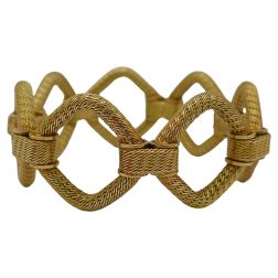 18k Gold Bracelet Rhombus Link