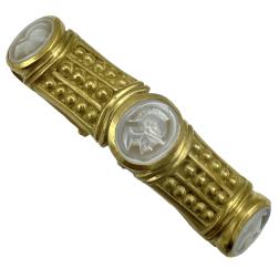 Judith Ripka Gold Cuff Bracelet