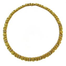 Kieselstein-Cord Necklace 18k Gold Diamond Choker Estate