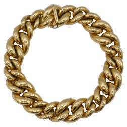 Vintage 18k Chain Link Bracelet
