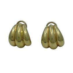 Tiffany & Co. Gold Small Shell Earrings