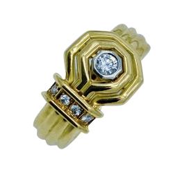 Chaumet Paris Gold Diamond Ring