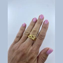 Marina  B  Gold  Band  Ring