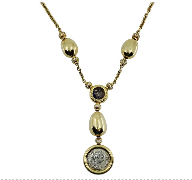 Bulgari Rome Vintage Ancient Coin 'Monete' Yellow Gold Curb Link Necklace  For Sale at 1stDibs | bvlgari coin necklace, bulgari coin necklace, bvlgari  vintage necklace