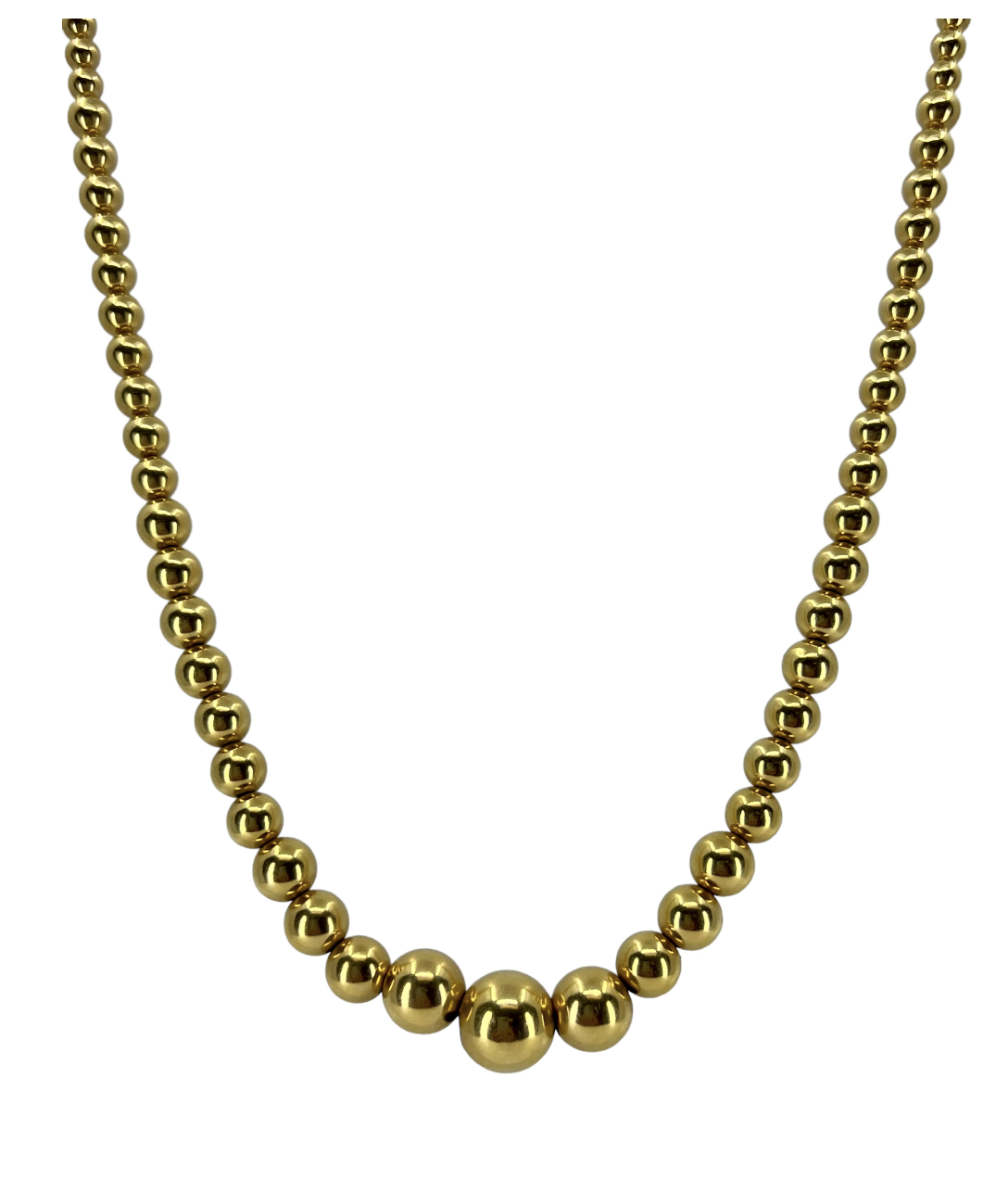 Single 18k Gold Plated Chain and Crystal Bead Necklace – Ettika