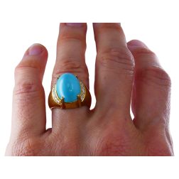 Cellino 18k Gold Turquoise Ring