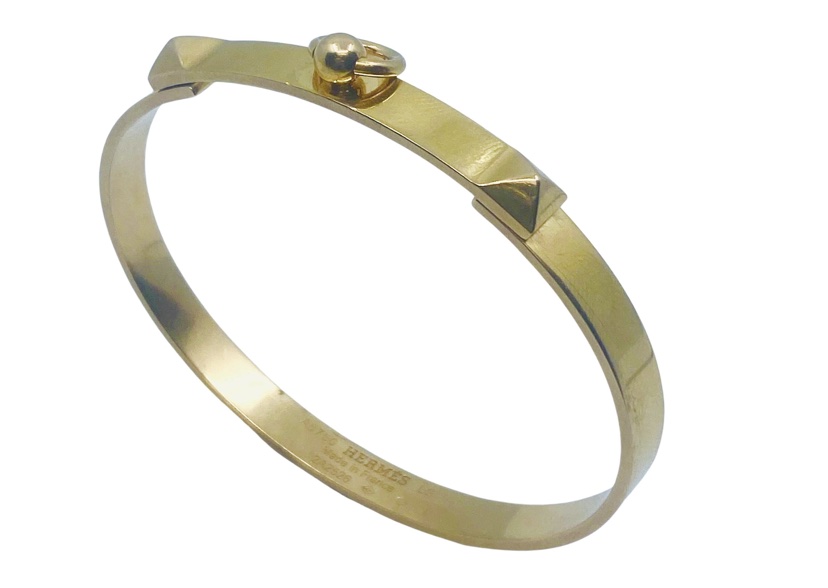 Hermes Enamel Wide Hinged Bracelet M - Consigned Designs