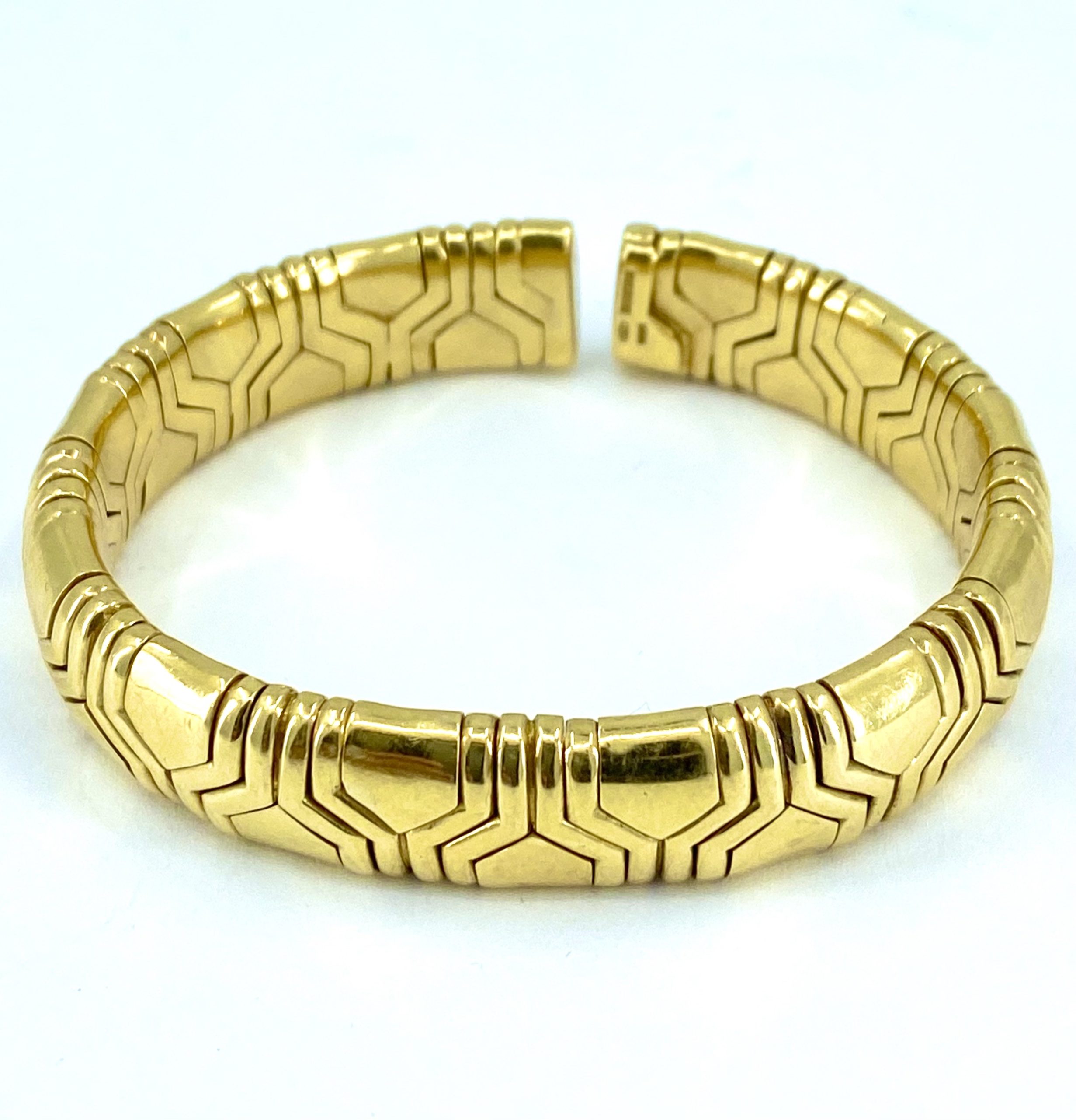 Bvlgari Vintage Alveare Cuff Bangle Bracelet