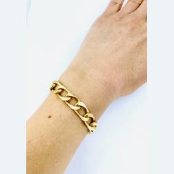 Vintage French Gold Link Bracelet