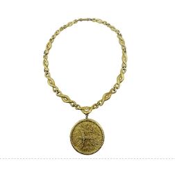 David  Webb  Gold  Pisces  Necklace