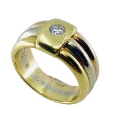 Vintage Cartier Trinity Band Diamond Ring
