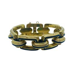 French  Gold  Enamel  Bracelet