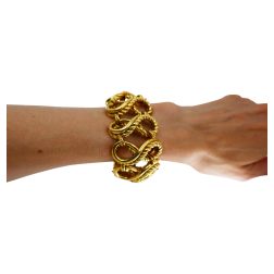 Tiffany&Co. 18k Gold Cage Bracelet
