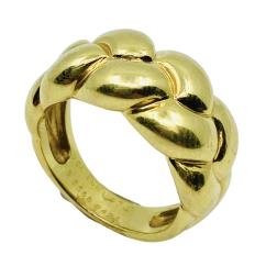 Vintage Van Cleef & Arpels Gold Braided Band Ring