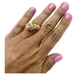 J.P. Bellin Leo Ring 18k Gold Gemstones