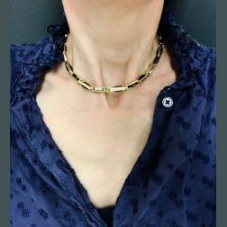 Pomellato Garnet Diamond 18k Gold Necklace / Bracelet Duo