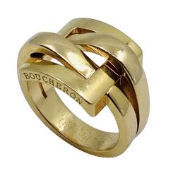 Boucheron Buckle Ring Vintage 18k Gold