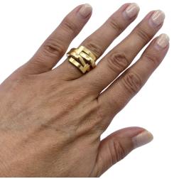 Boucheron Buckle Ring Vintage 18k Gold