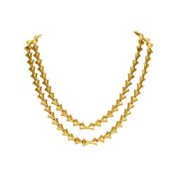 Zolotas Greek Double-strand Necklace 18k Gold