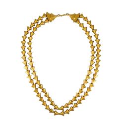 Zolotas Greek Double-strand Necklace 18k Gold