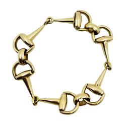 Vintage Equestrian Bracelet 18k Gold